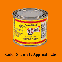 1 Shot Orange Lettering Enamel ~ 124L-QP